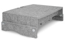BakkerElkhuizen Q-riser 110 Circular 76,2 cm (30") Bureau Grijs