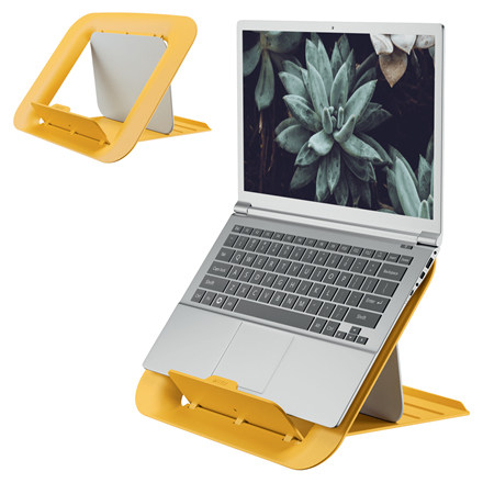 [310670440001] Leitz Ergo Cosy Laptopstandaard Geel 43,2 cm (17")