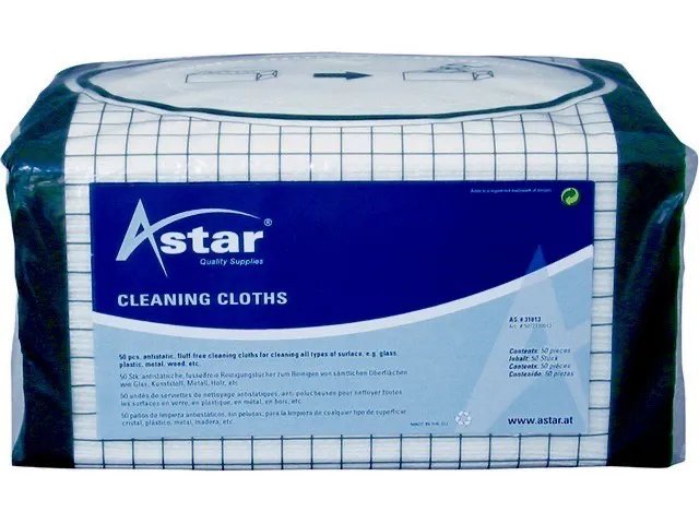 [320085990008] ASTAR AS31013 ASTAR cleaning wipe (25) 32x34cm