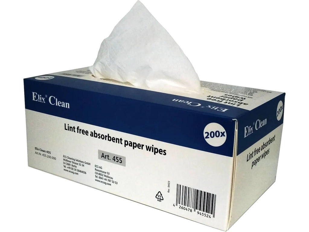 [320576990003] ELIX CLEAN 455200 ELIX CLEAN cleaning wipe 200piece