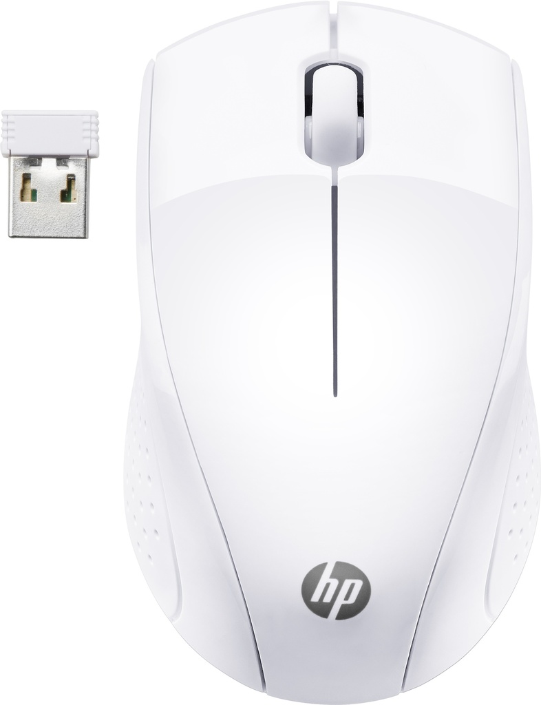 HP draadloze muis 220 (sneeuwwit)