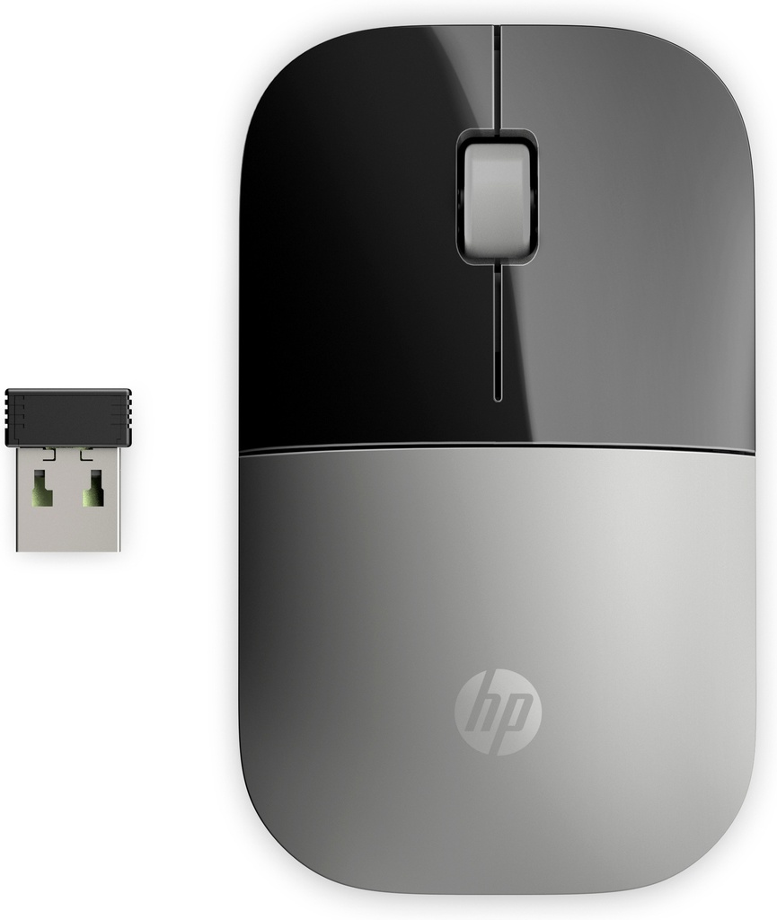 [410025440034] HP Z3700 zilverkleurige draadloze muis