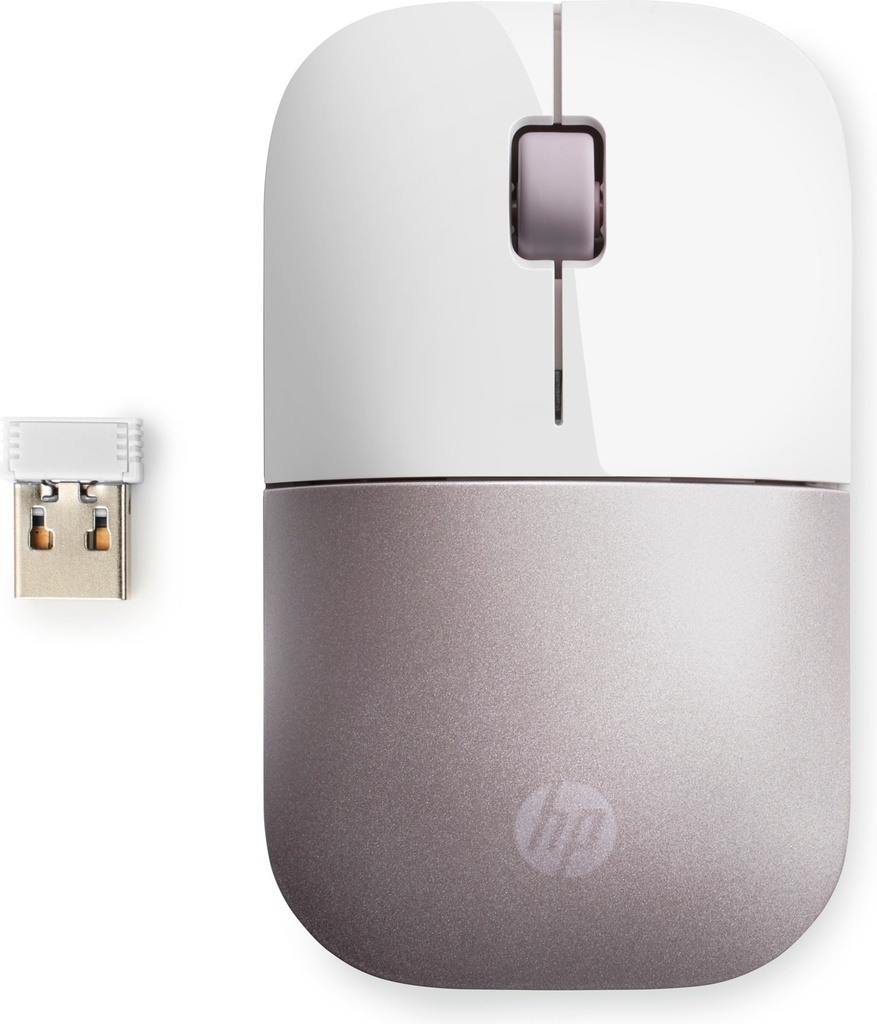 [410025440172] HP draadloze muis Z3700 - wit/roze