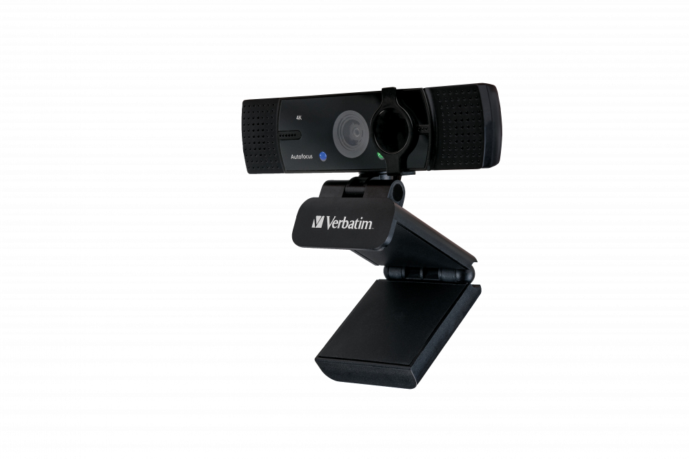Verbatim 49580 webcam 3840 x 2160 Pixels USB 2.0 Zwart