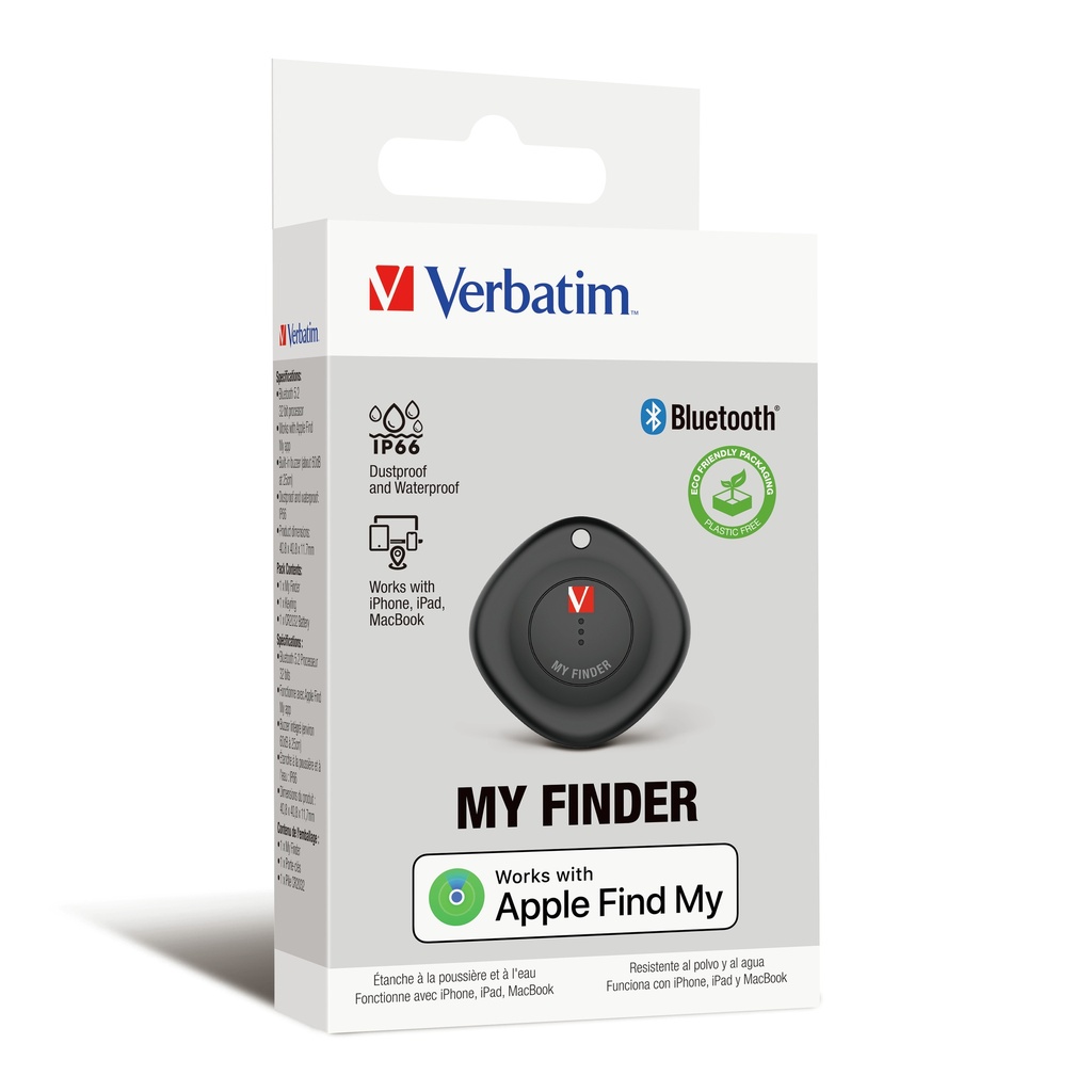 [410076440004] Verbatim My Finder Persoonlijk Zwart