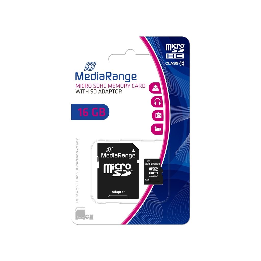 [240604440030] Mediarange Micro SD card 16GB