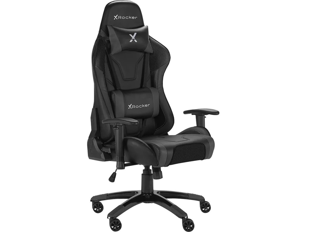 [410430440011] X ROCKER XROCKER AGILITY GAMING CHAIR CARBON BLK