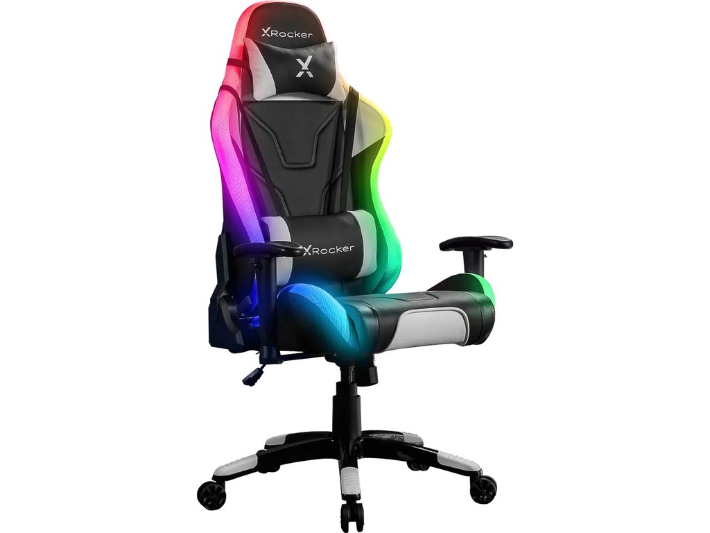 [410430440012] X ROCKER XROCKER AGILITY RGB GAMING CHAIR BLK-GRY