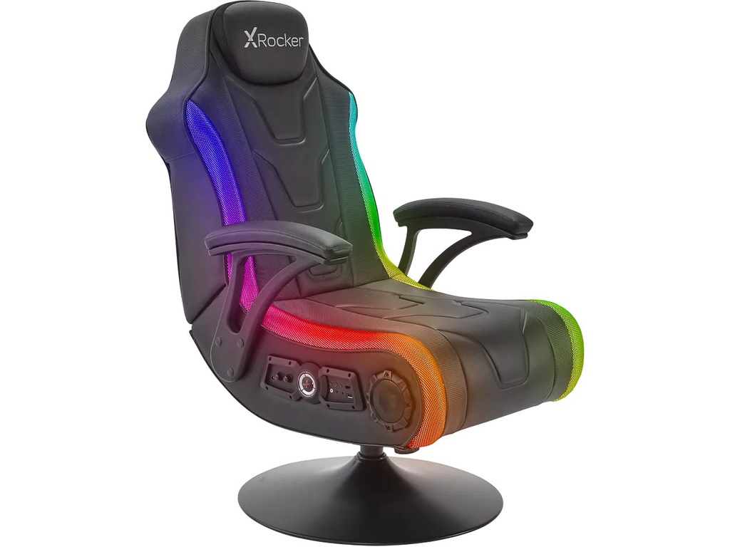 X ROCKER XROCKER RGB MONSOON GAMING CHAIR BLK