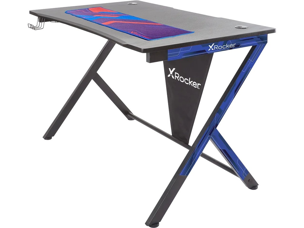 [410430440022] X ROCKER XROCKER OCELOT GAMING TISCH SCHW+STICKER