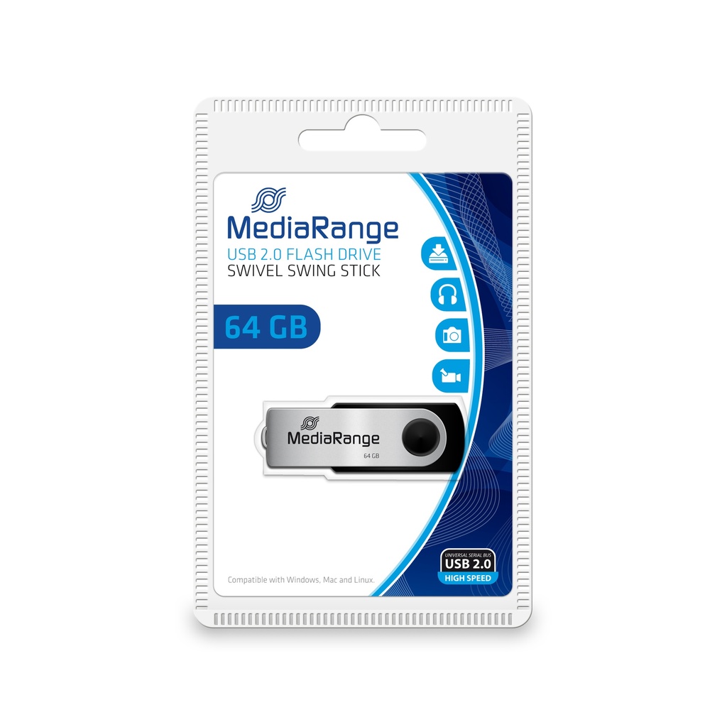 [240604440005] Mediarange 64GB USB 2.0