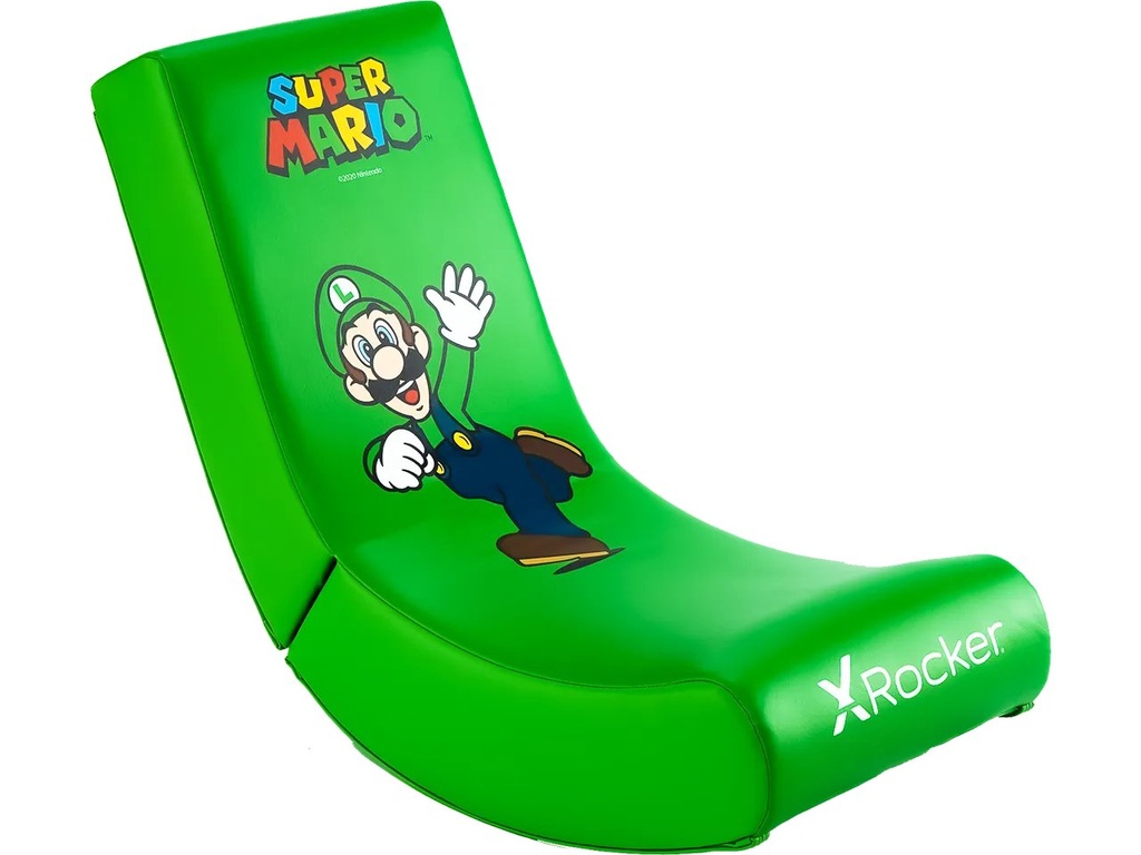 [410430440042] X ROCKER XROCKER LUIGI FLOOR GAMING CHAIR GREEN