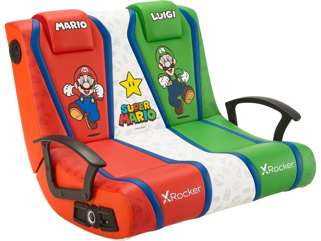 [410430440045] X ROCKER XROCKER MARIO BROS FLOOR GAMING CHAIR