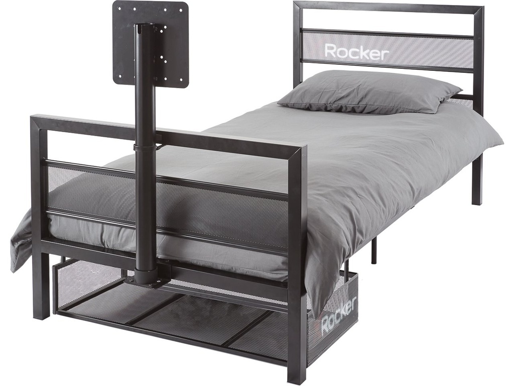 X ROCKER XROCKER SINGLE TV GAMING BED BLACK
