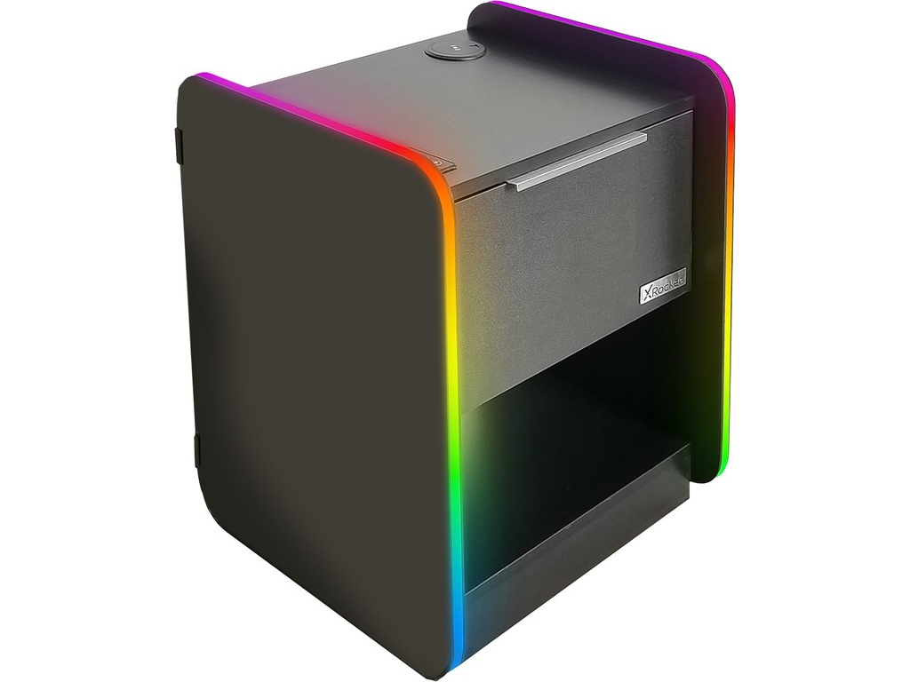 X ROCKER XROCKER ELEKTRA GAMING BEDSIDE TABLE BLK