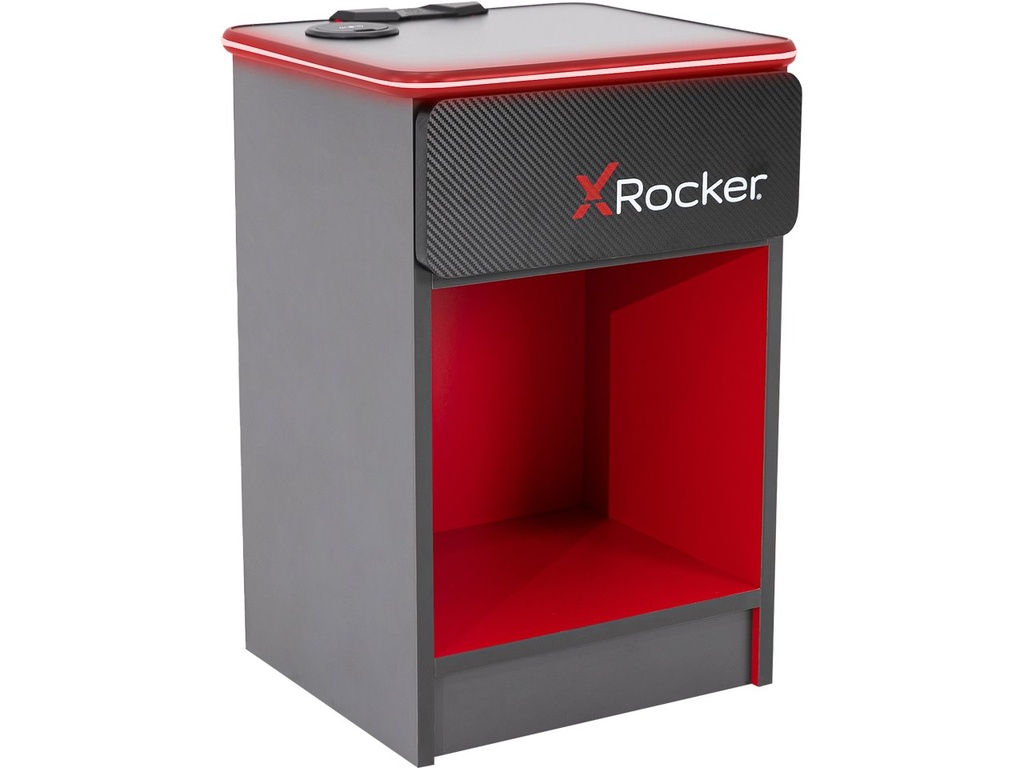 X ROCKER XROCKER ELEKTRA GAMING BEDSIDE TABLE