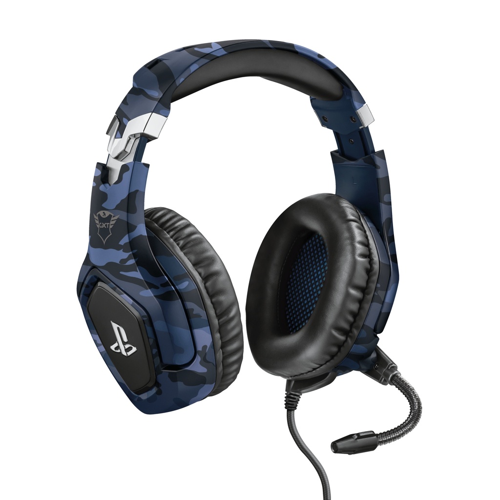 [410545440446] Trust GXT 488 Forze PS4 Headset Bedraad Hoofdband Gamen Zwart, Blauw
