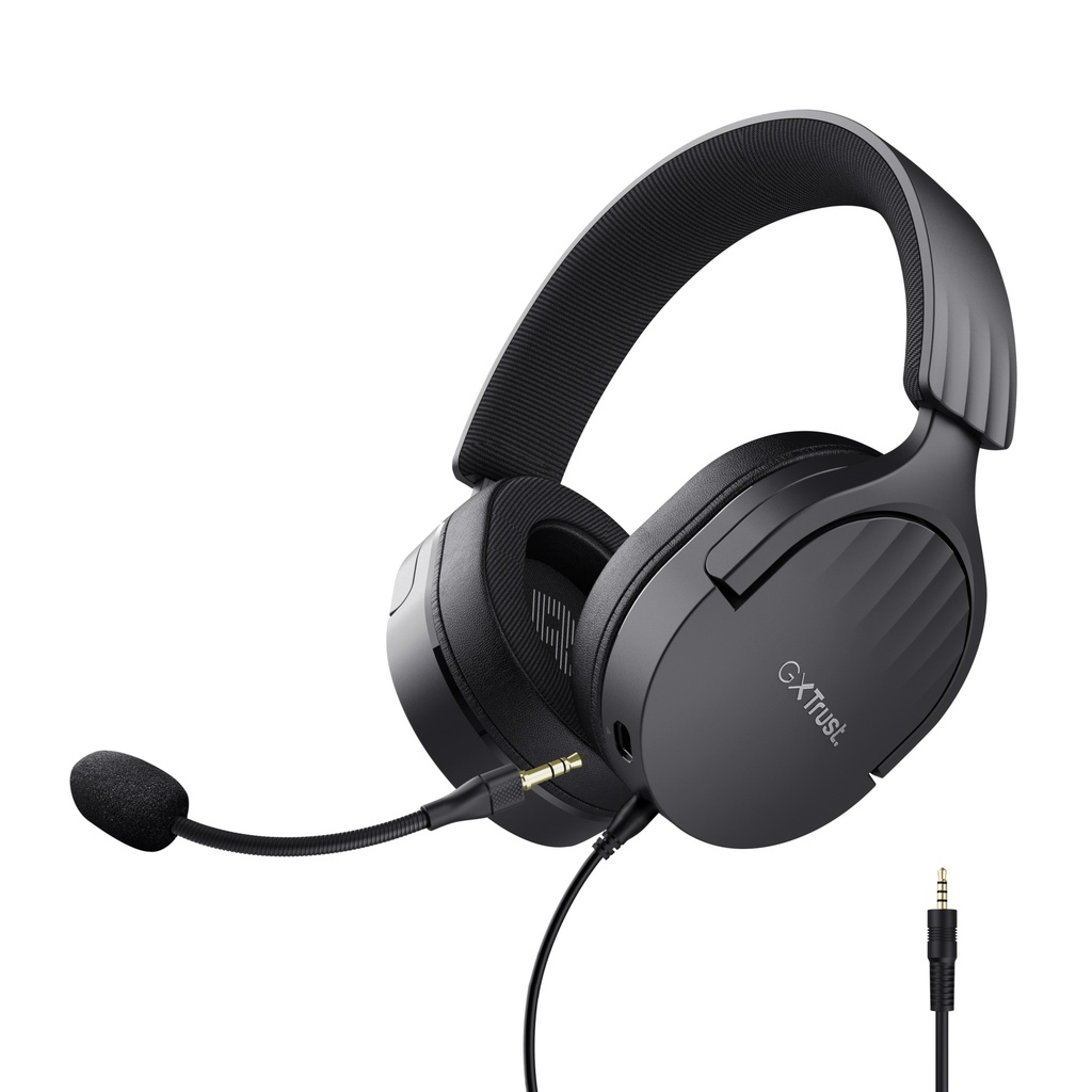 [410545440711] Trust GXT 489 FAYZO Headset Bedraad Hoofdband Gamen Zwart