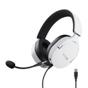 Trust GXT 490 FAYZO Headset Bedraad Hoofdband Motorfiets USB Type-A Zwart, Wit