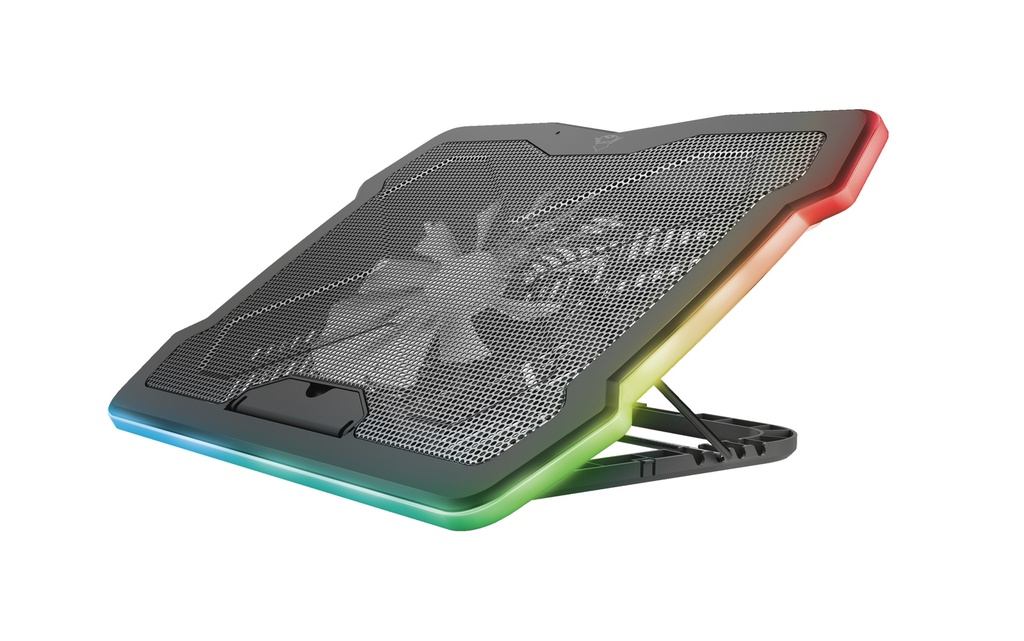 [410545440804] Trust GXT 1126 Aura laptop cooling pad 43,2 cm (17") 700 RPM Zwart