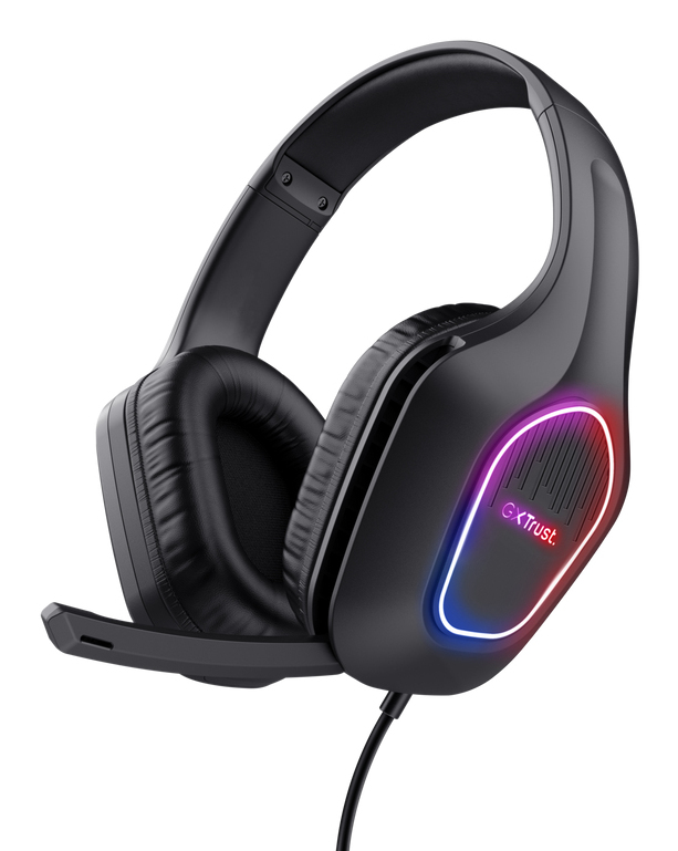 [410545440805] Trust GXT 416 ZIROX Headset Bedraad Hoofdband Gamen USB Type-A Zwart