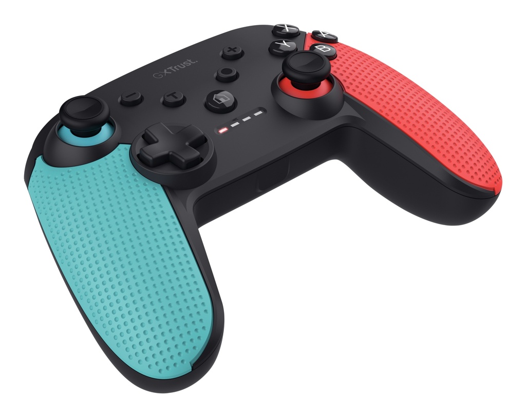 [410545440807] Trust GXT 1246B Muta Zwart, Blauw, Rood Bluetooth Gamepad Nintendo Switch, Nintendo Switch Lite