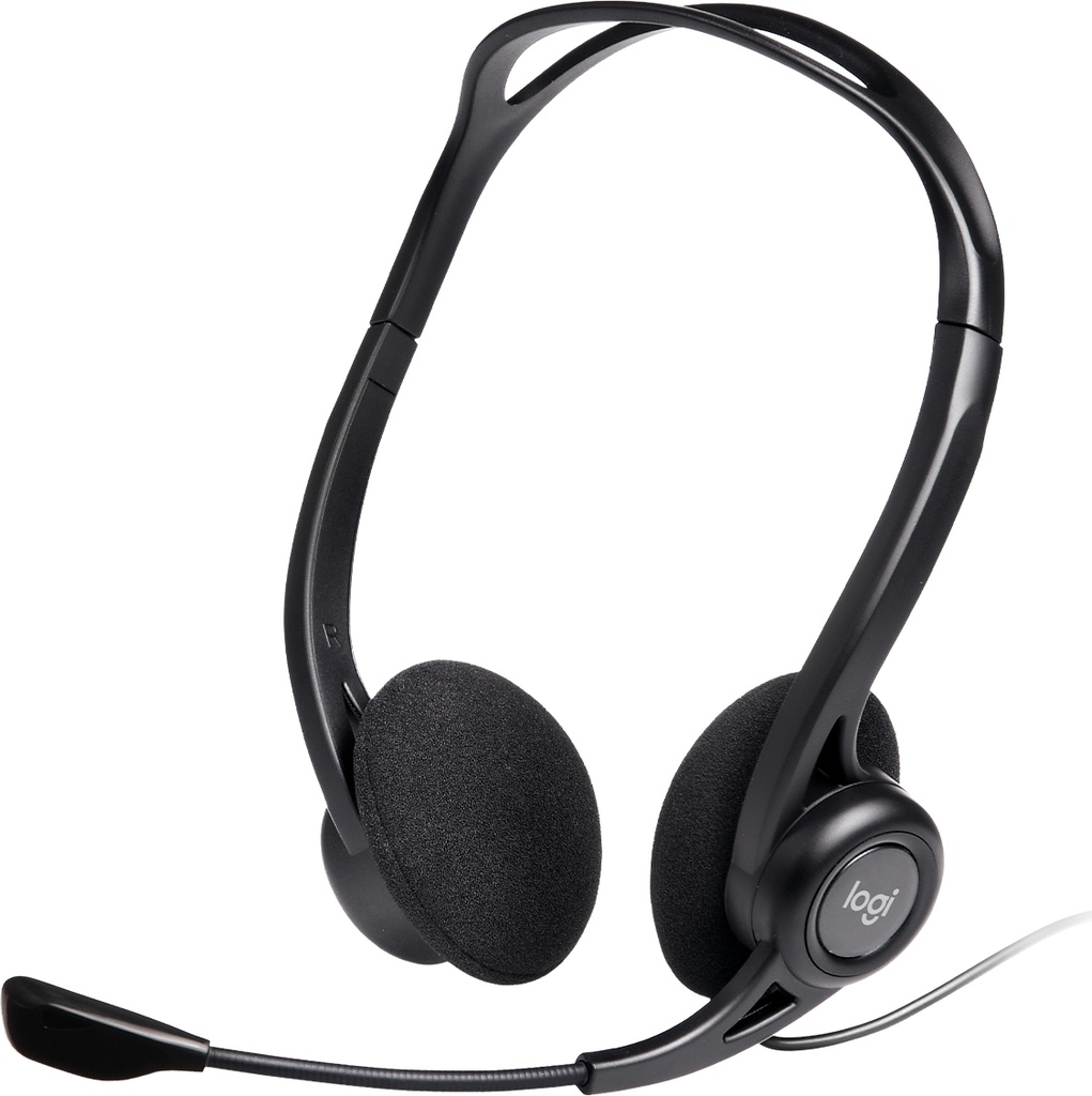 [410596440025] Logitech 981-000100 hoofdtelefoon/headset Bedraad Hoofdband Oproepen/muziek USB Type-A Zwart