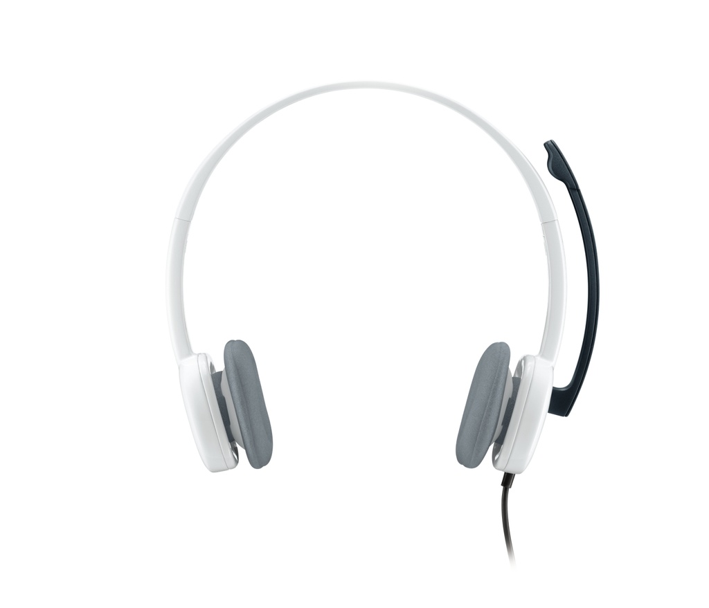 Logitech 981-000350 hoofdtelefoon/headset Bedraad Hoofdband Kantoor/callcenter Wit