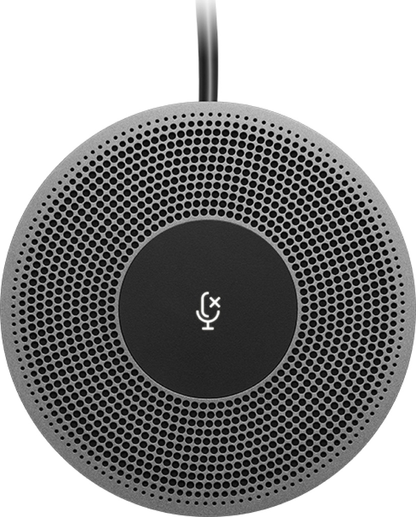 [410596440089] Logitech 989-000405 microfoon Zwart, Grijs Conferentiemicrofoon
