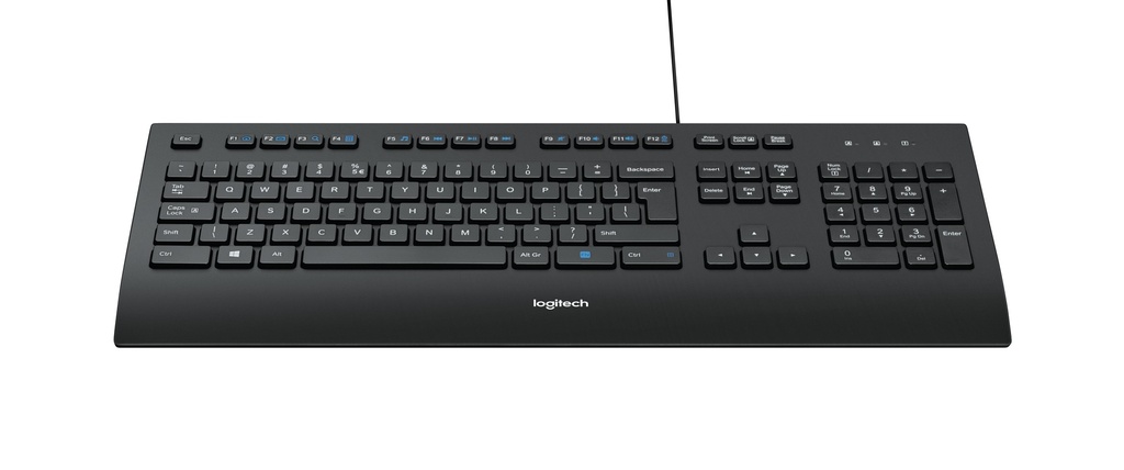 [410596440291] Logitech K280E Pro f/ Business toetsenbord Kantoor USB QWERTY US International Zwart