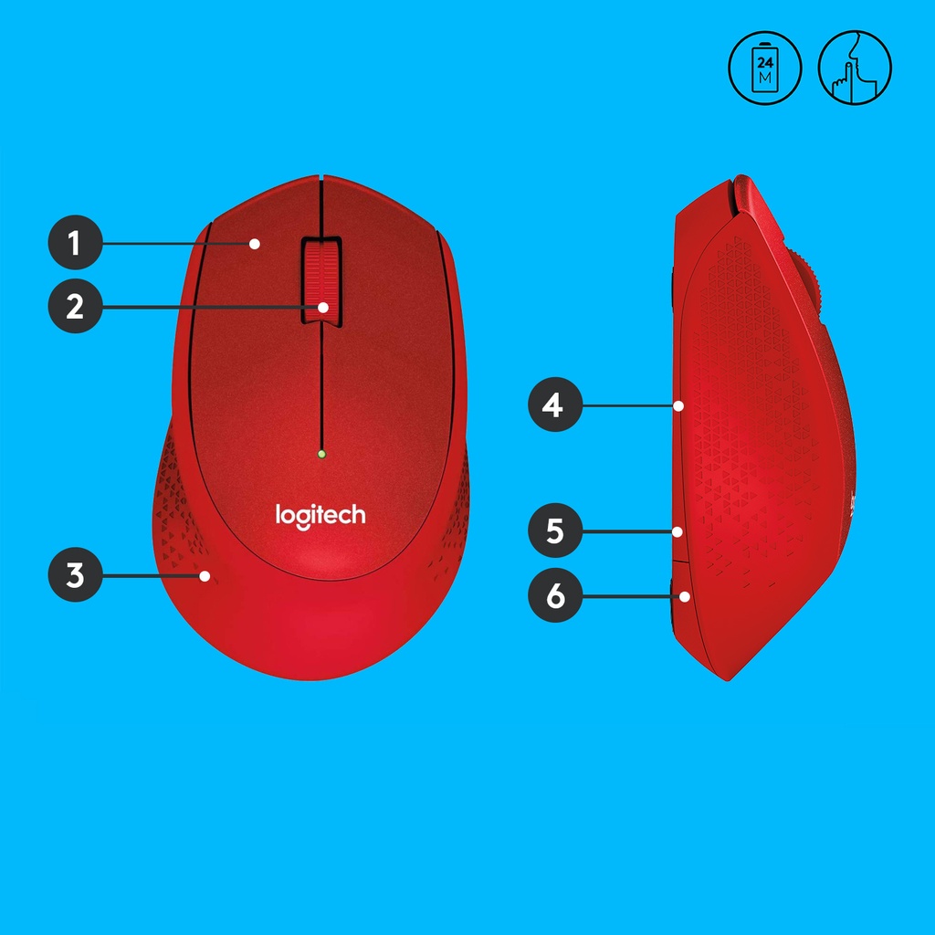 [410596440334] Logitech M330 SILENT PLUS
