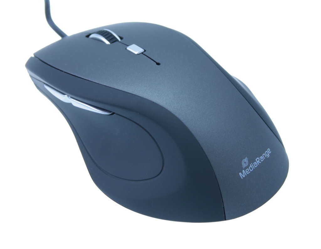 [410604440006] MediaRange MROS202 muis Kantoor Rechtshandig USB Type-A Optisch 2400 DPI