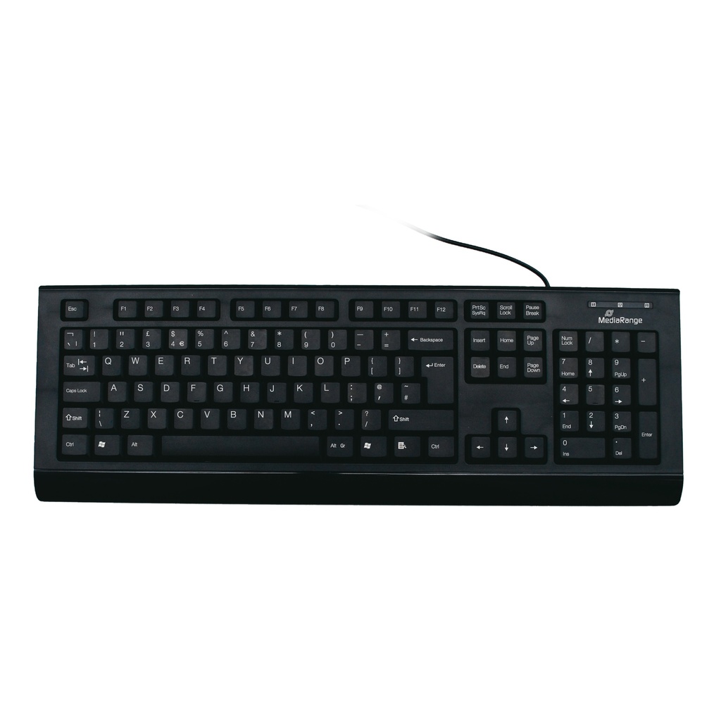 [410604440015] MediaRange MROS101-UK toetsenbord Universeel USB QWERTY Brits Engels Zwart