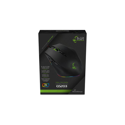 MediaRange MRGS203 muis Gamen Rechtshandig USB Type-A Optisch 5000 DPI