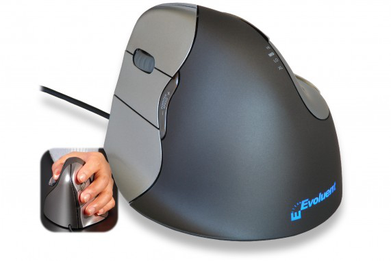 BakkerElkhuizen Evoluent4 muis Kantoor Linkshandig Laser 2600 DPI