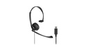 Kensington USB Mono Headset met Mic en Volume Control