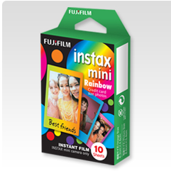 [410725440026] Fujifilm Instax Mini Rainbow instant picture film