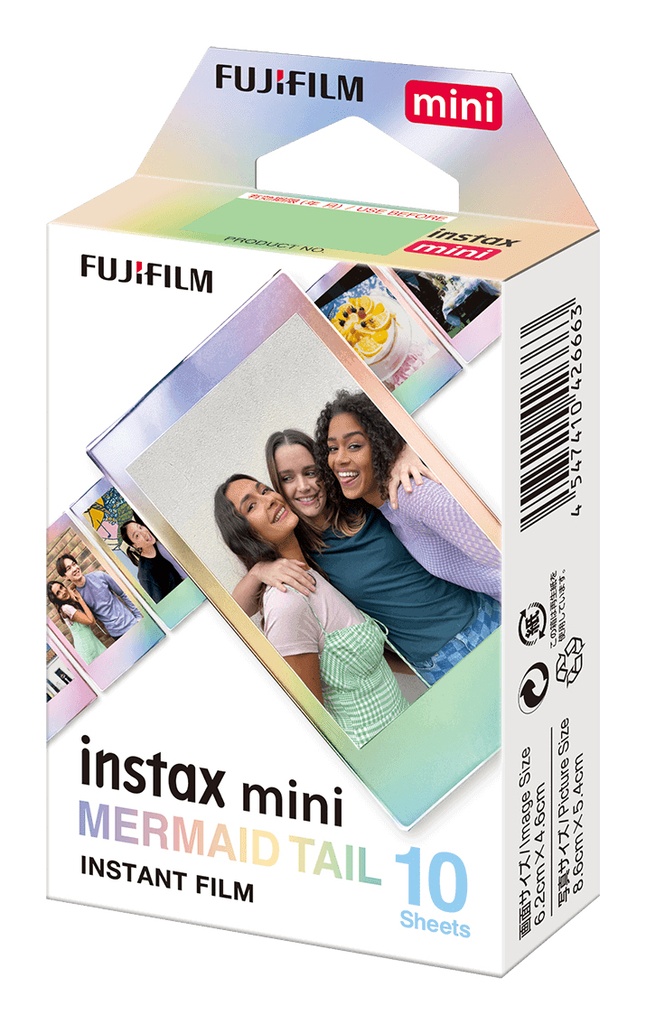 Fujifilm Instax Mini Mermaid Tail instant picture film 10 stuk(s) 86 x 54 mm