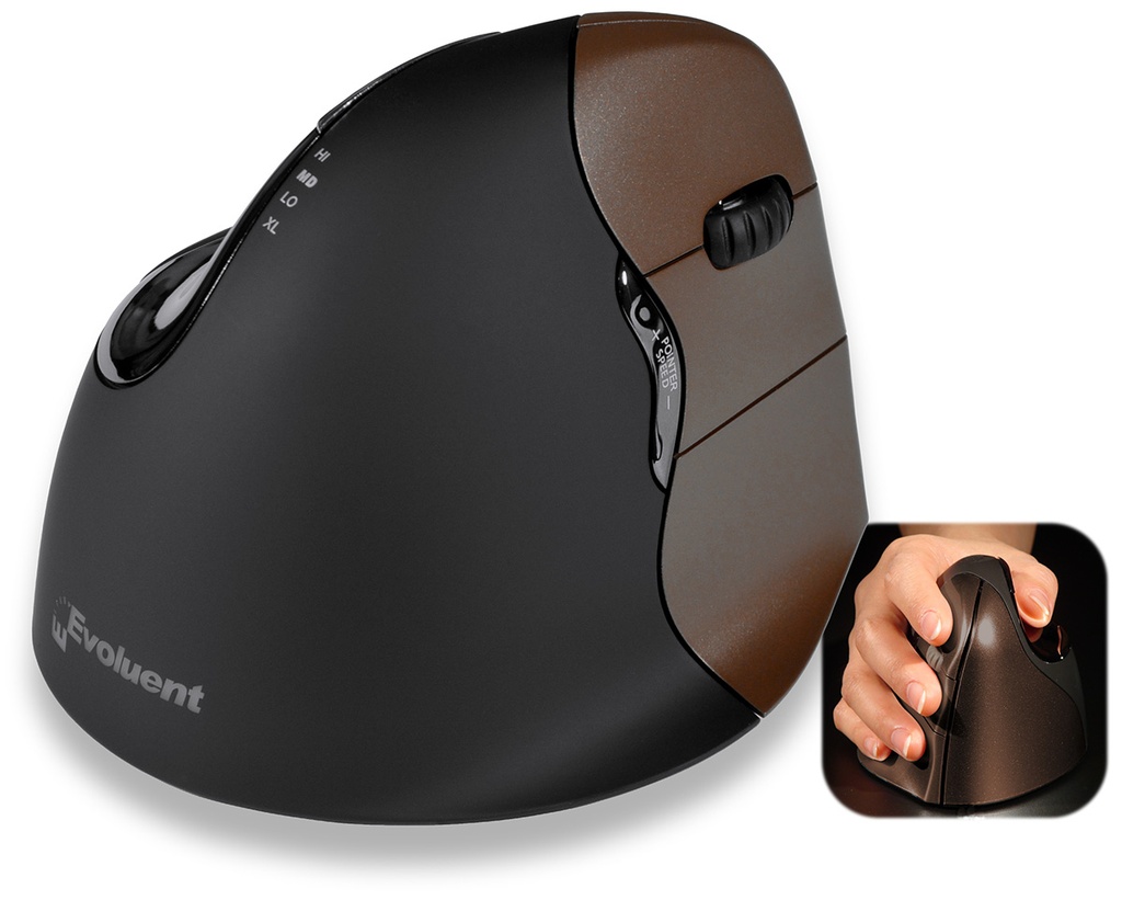 [410739440005] Evoluent VerticalMouse 4 muis Rechtshandig RF Draadloos Optisch