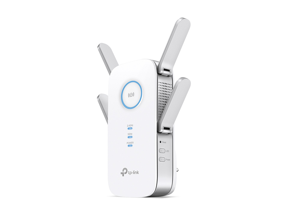 [410748440005] TP-Link RE650 netwerkextender Netwerkzender Wit 10, 100, 1000 Mbit/s