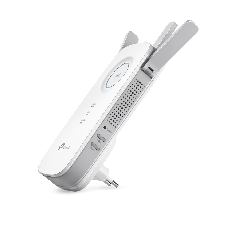 TP-Link RE450 Netwerkzender & -ontvanger Wit 10, 100, 1000 Mbit/s