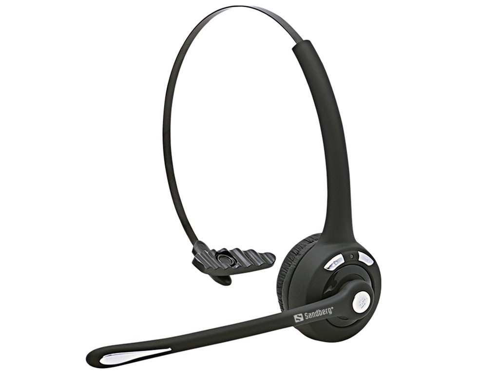 [410811440051] Sandberg 126-23 hoofdtelefoon/headset Draadloos Hoofdband Kantoor/callcenter Bluetooth Zwart