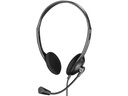 Sandberg 825-30 hoofdtelefoon/headset Hoofdtelefoons Bedraad Hoofdband Kantoor/callcenter Zwart