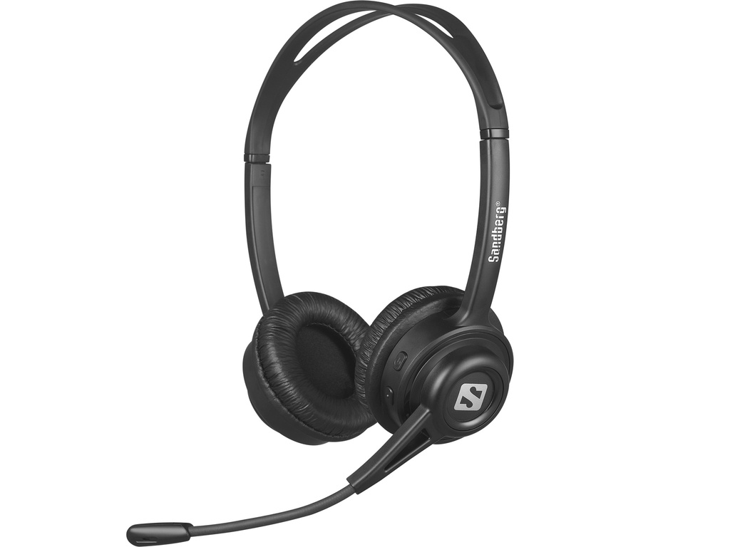 [410811440096] Sandberg 126-43 hoofdtelefoon/headset Draadloos Hoofdband Muziek/Voor elke dag Bluetooth Zwart