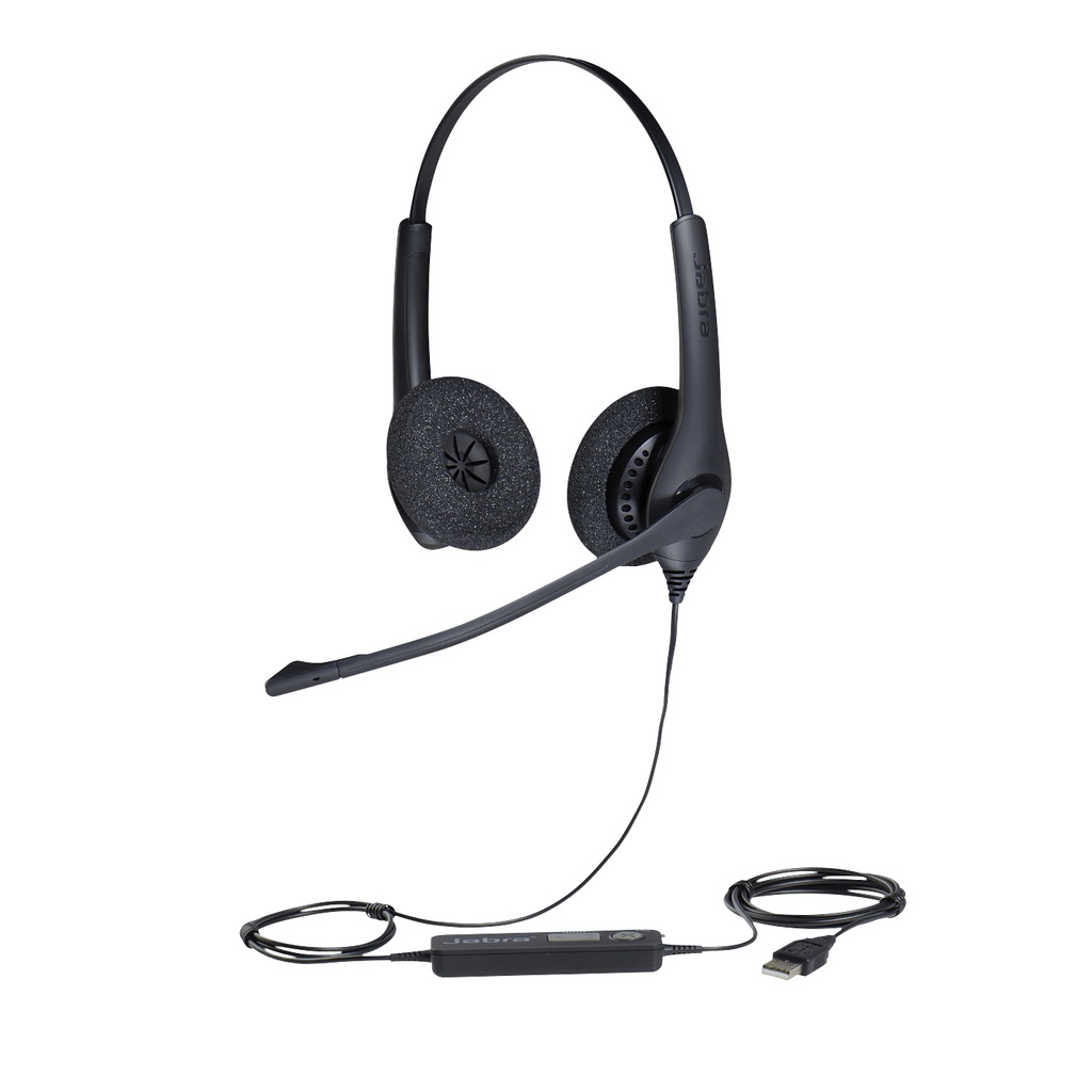 Jabra 1559-0159 hoofdtelefoon/headset Bedraad Hoofdband Kantoor/callcenter USB Type-A Bluetooth Zwart