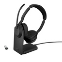Jabra 25599-999-989 hoofdtelefoon/headset Bedraad en draadloos Hoofdband Kantoor/callcenter Bluetooth Oplaadhouder Zwart