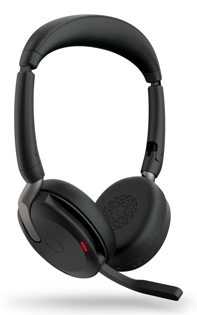 Jabra Evolve2 65 Flex Headset Bedraad en draadloos Hoofdband Kantoor/callcenter Bluetooth Zwart
