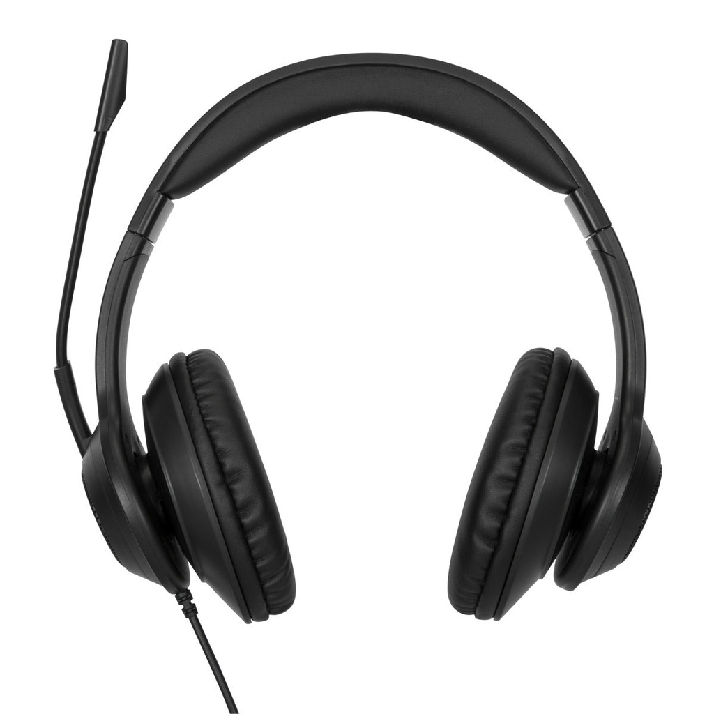 [410842440023] Targus AEH102GL hoofdtelefoon/headset Bedraad Hoofdband Oproepen/muziek USB Type-A Zwart