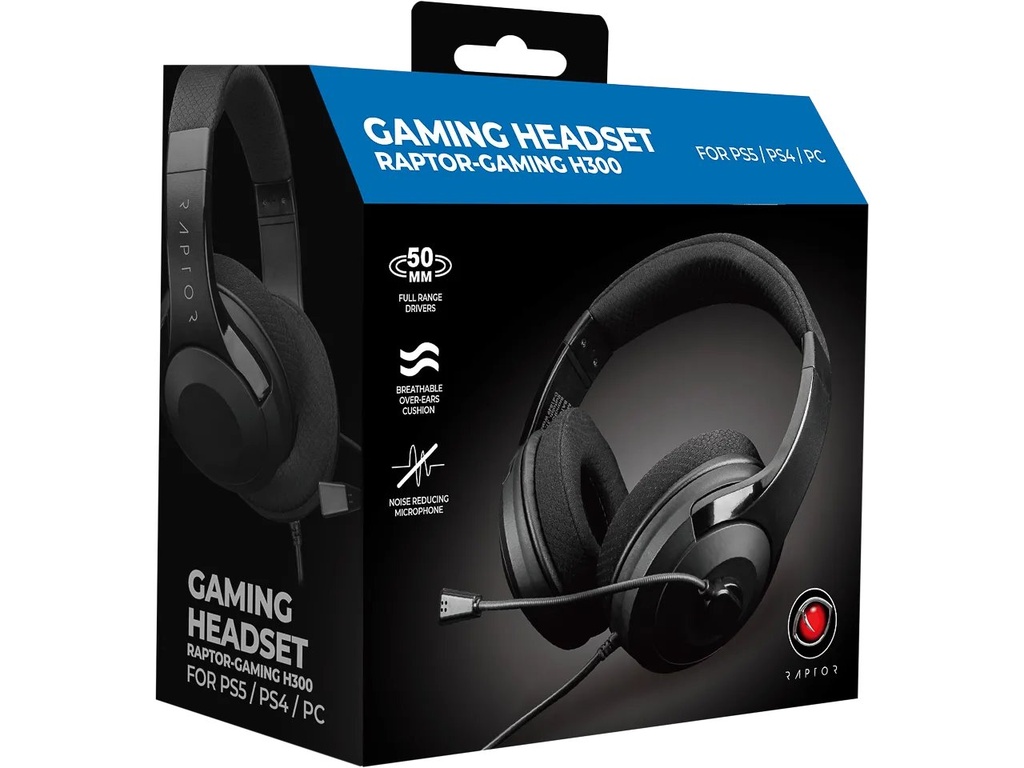 [410864440005] RAPTOR RAPTOR H300 GAMING STEREO HEADSET