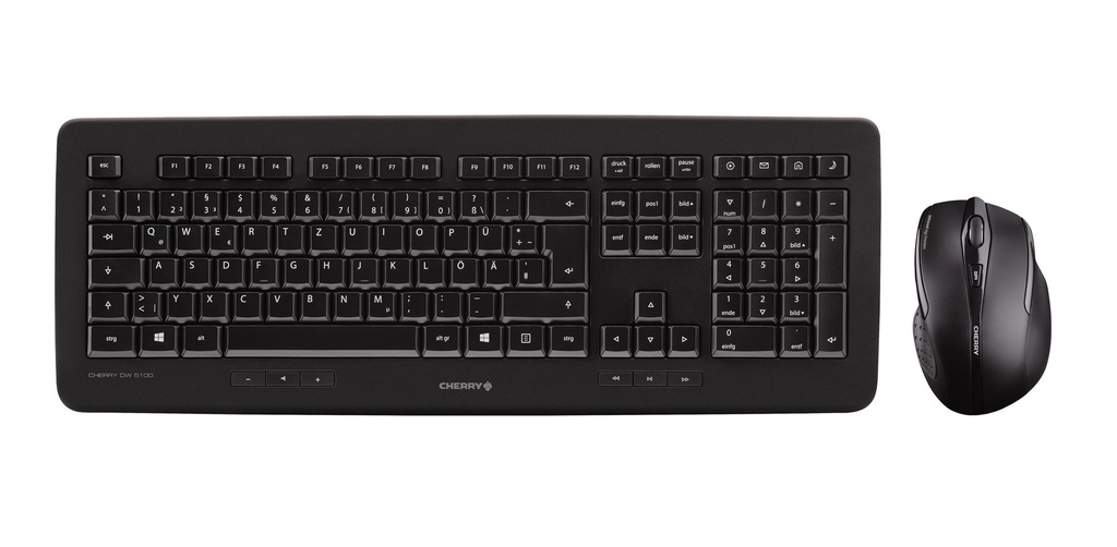 [410867440065] CHERRY DW 5100 toetsenbord Inclusief muis Universeel RF Draadloos Frans Zwart